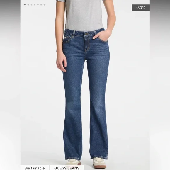 Guess Mid Rise Bootcut Jeans - Picture 11 of 16